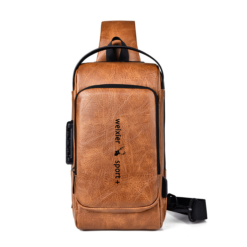 Retro Casual Shoulder Messenger Backpack